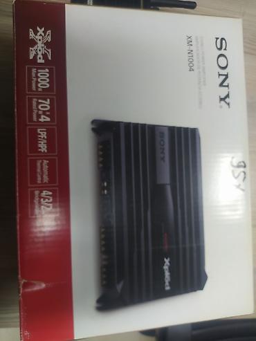 sony ses guclendirici: Sony XM-N1004 Xplod 4-kanallı avtomobil gücləndiricisi - Maksimal — 1