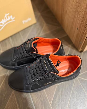 кроссовки лиман отзывы: Мужские кеды Santoni размер не подошёл - Цвет: черный с яркой — 3