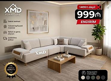 kunc divanlari ve qiymetleri: XMD Furniture künc divanı - Fabrik istehsalı, premium keyfiyyət - — 1