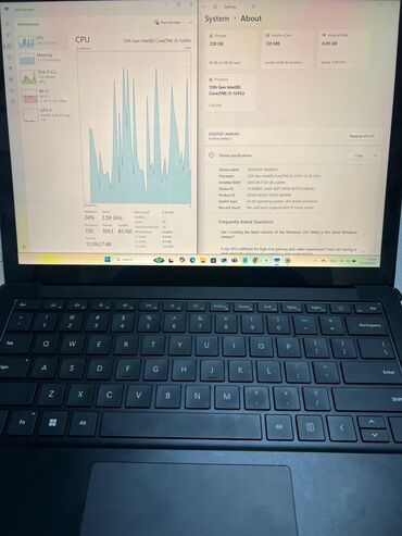 ремонт ноутбуков с выездом на дом: Ноутбук, Microsoft Surface, 8 ГБ ОЭТ, Intel Core i5, 13.5 ", Жумуш, окуу үчүн, эс тутум SSD