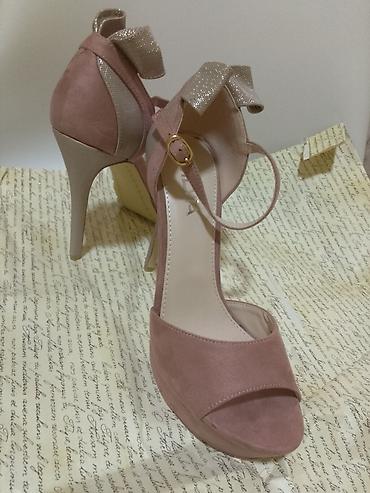 sandale za ples: Stileto potpetice,rose boja,Novo,velicina 40.Cena 1400 — 2