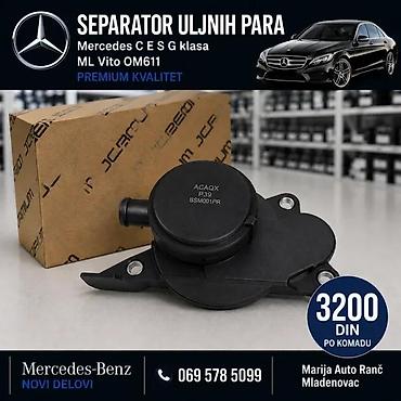 Delovi motora: SEPARATOR ULJNIH PARA MERCEDES C E S G KLASA ML VITO OM611 | — 1