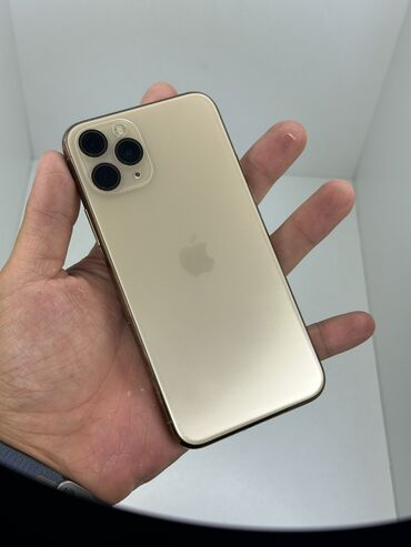 Apple iPhone: IPhone 11 Pro, Б/у, 256 ГБ, Matte Gold, 87 %