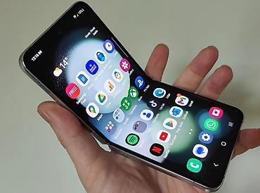 samsung a52 orjinal ekran: Samsung Z Flip, 256 GB, rəng - Yaşıl, Barmaq izi — 1