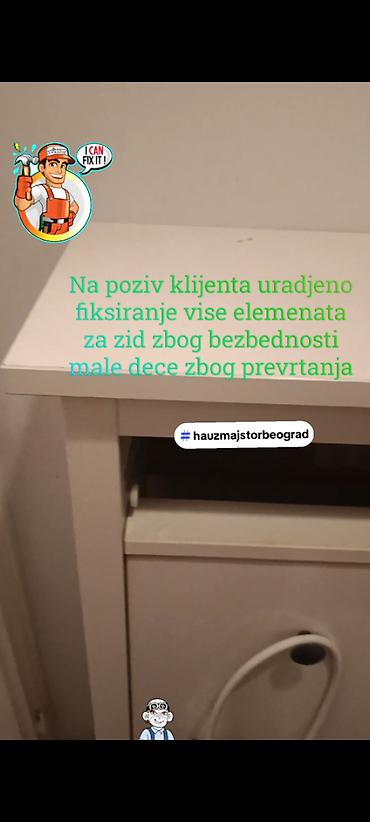 masaze borca: Fiskiranje namestaja za zid zbog bezbednosti dece zbog prevrtanja — 2