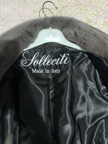 Kürklər: Solleciti (Made in Italy) qadın xəz palto - Material: təbii xəz — 6