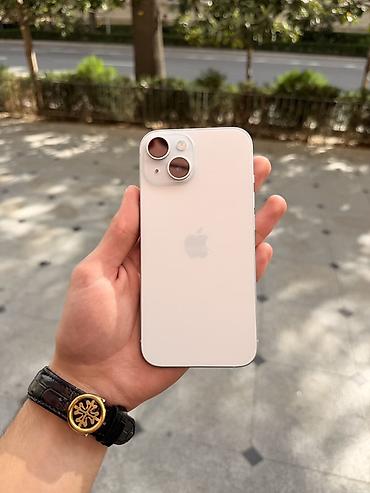mikrofon: IPhone 15, 256 GB, Sierra Blue, Simsiz şarj, Face ID — 1