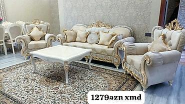 klasik divanlar: Yeni, Klassik divan, 2 kreslo, Bazasız, Açılmayan — 2