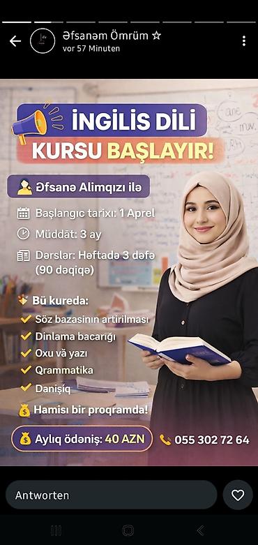 cin dili kurslari bakida: Xarici dil kursu, İngilis dili, Danışıq klubu — 1