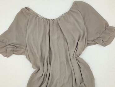 bluzki z krótkim rękawem plus size: Women's blouse, size 2XL (EU 44)