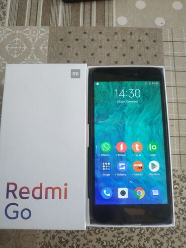 c4 b0phone x: Xiaomi Redmi Go, 16 GB, rəng - Qara, 
 Barmaq izi