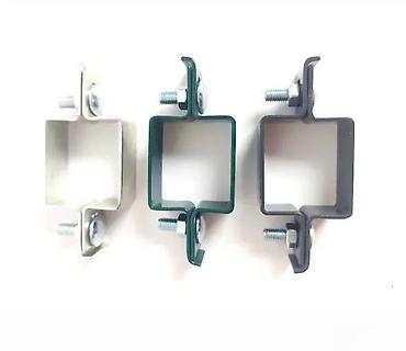 Proizvodi od rolovanog metala, metalni kanali: 🔩 METALNE SPOJNICE CINK + PVC Za stub i panel – 2D i 3D panelne ograde — 3