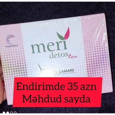 gene dermani: Meri detox Original Gündə 2 dəfə səhər axşam istifadə olunur