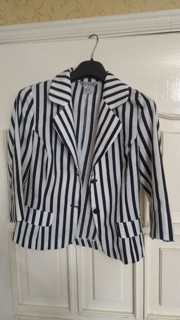 модный пиджак: Пиджак, Классическая модель, В полоску, Корея, L (EU 40)