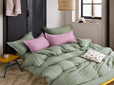 bed sheets: Комплект постельного белья OU KAI - Тип: комплект для двуспальной — 1