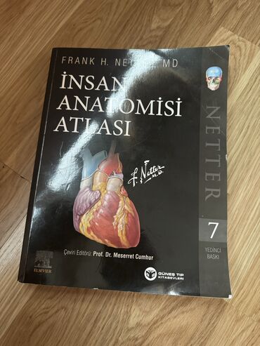 Kitablar, jurnallar, CD, DVD: İnsan anatomisi Atlası kitabı (Yaxşı vəziyyətdədir, səhifələrdə heç