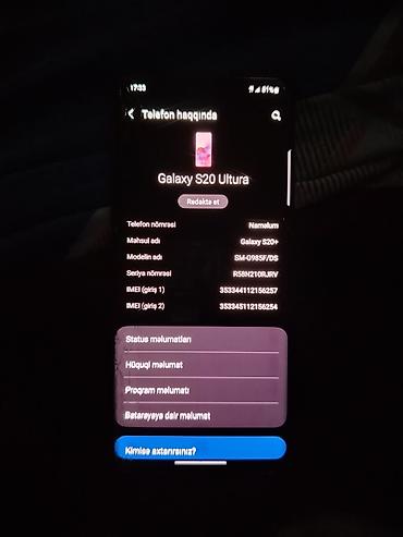 samsung galaxy note 10 plus: Samsung Galaxy S20 Plus, rəng - Qara, İki sim kartlı — 4