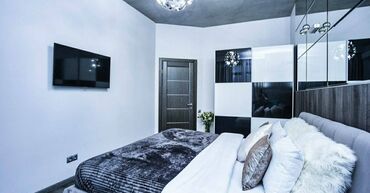 Посуточная аренда квартир: 2 комнаты, Кондиционер, Душевая кабина, Постельное белье — 6