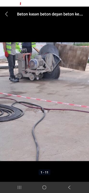 Beton işləri: Beton kəsme və dəlik açma xidməti - Diamant avadanlıqlarla dəqiq — 21