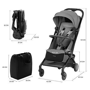 caprice obuca: KINDERKRAFT KOLICA PILOT 2 – PLATINUM GREY (SKU: KSPILO02GRY) — 6