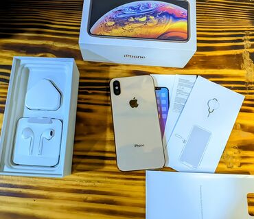 TV və video: IPhone Xs, 256 GB, Qızılı, Zəmanət, Barmaq izi, Simsiz şarj