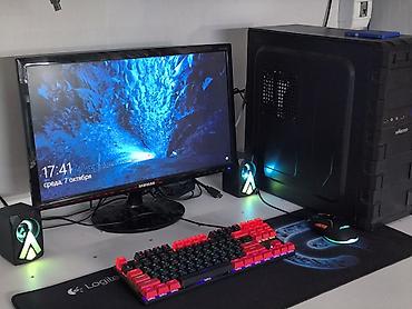 комплект пк: Компьютер, ядер - 4, ОЗУ 8 ГБ, Для работы, учебы, Б/у, Intel Core i5, HDD + SSD — 1