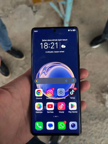 nar nomre internet paketleri: Honor X9a, 128 GB, rəng - Yaşıl, Barmaq izi