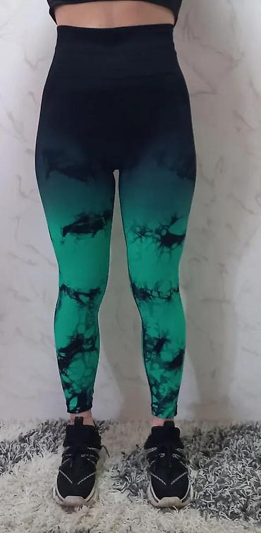 Helanke, biciklistički šortsevi: Ženske sportske helanke visokog struka - Model: duge helanke sa — 4