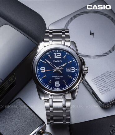Свадебные платья и аксессуары: Новый, Наручные часы, Casio, цвет - Синий