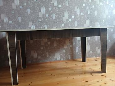 perla mebel stol stul: Mətbəx/qonag otağı üçün düzbucaqlı masa - Material: laminatlı DSP — 4