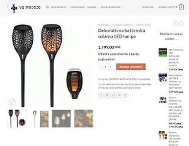 Baštenska rasveta: Solarna LED baštenska baklja – efekat treperave vatre - Dekorativna — 21