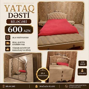 Digər mebel: Aynur92👑kod0919 Qiymet 600 Azn Yataq dəsti satılır Əla vəziyyətdədir — 1