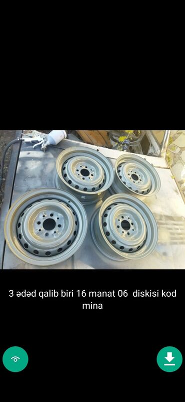 Disk təkərlər: İşlənmiş Disk təkər R 16 — 11