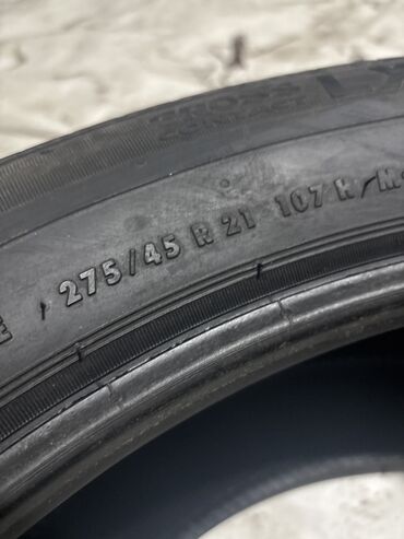 Шины: Шины 275 / 45 / R 21, Лето, Б/у, Пара, Германия, Continental — 10