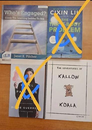 толи кж: Книги на английском языке и игра. Книги, которые зачёркнуто, их нет — 3