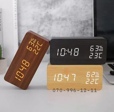 Ev saatları: Elektron saat Elektron masaüstü saat Taxta elektron stolüstü saat🕰️ -da lalafo.az — 4 Ev saatları: Elektron saat Elektron masaüstü saat Taxta elektron stolüstü saat🕰️ — 4