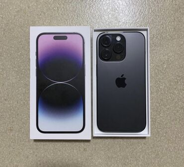 Apple iPhone: IPhone 14 Pro, Б/у, 128 ГБ, Защитное стекло, Коробка, 89 %
