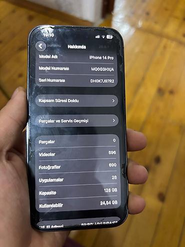 iphone en ucuz: IPhone 14 Pro, 128 GB, Deep Purple, Face ID — 3
