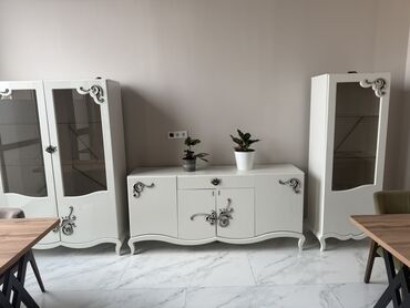 кухонный гарнитур фото и цены бишкек: Гарнитур для зала, Б/у, Комод, Дерево, Самовывоз, цвет - Белый
