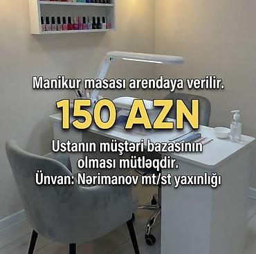 bağ evi iş: Dırnaq ustası tələb olunur, Yerin icarəsi — 1