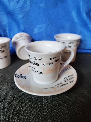 100 dinara 1986 cena: Soljice za kafu porcelanske iz 1980/90ta godina. Soljice pun — 8