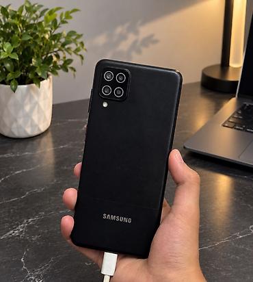 pixel 3a: Samsung Galaxy A12, Б/у, 32 ГБ, цвет - Черный, 2 SIM — 1