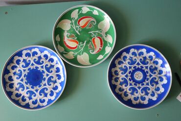 Посуда: Советские пловные тарелки/пловницы/ляганы Диаметр каждой 30 см 4 гг