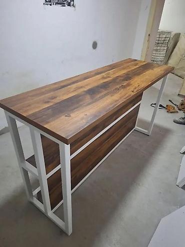 Kuhinjski nameštaj: PULT-BARSKI STO MODEL XL6 | Izrada po meri Dezen ploče po želji — 11