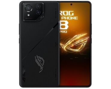 телефон 9а: Asus ROG Phone 8 Pro, Б/у, 512 ГБ, цвет - Черный, 2 SIM
