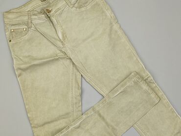 żółte jeansy: Jeansy, XL, stan - Dobry