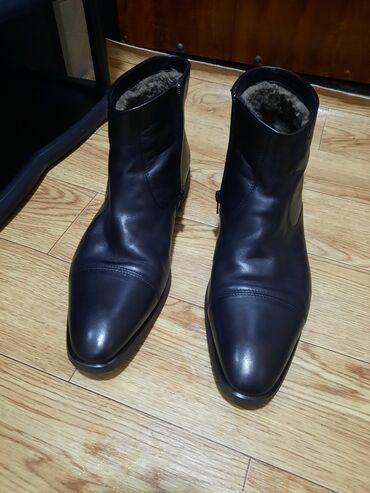 Botinkalar: Məhsul: kişi üçün qışlıq dəri botlar MORESCHI FİRMASI ARJİNAL İTALİYA — 10