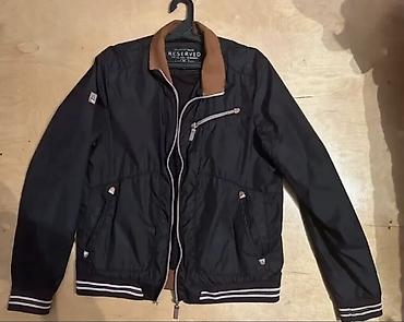 alpha industries: • Məhsul: Kişi gödəkçəsi – RESERVED • Rəng: Qara, kontrast qəhvəyi — 1