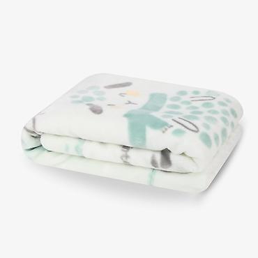 oleo mac: KikkaBoo Super Soft Sherpa baby ćebence 80x110 – Sleepy Sheep (šifra — 2
