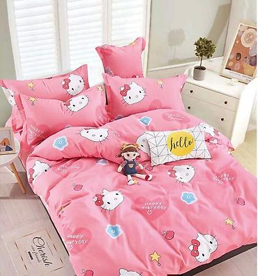 Ostali proizvodi za kuću: 🩷Singl posteljine🩷 🩵Čaršaf-160*220 🩷Jorganska navlaka-140*200 — 20